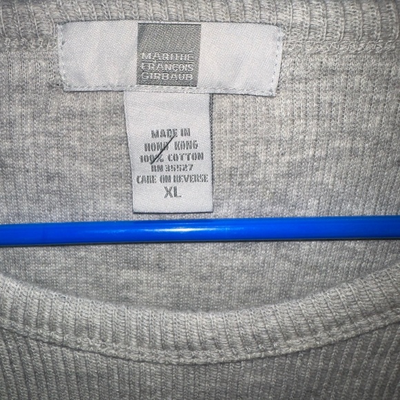 VTG Marithe Francois Girbaud Grey Shirt Size X-Large XL - Picture 2 of 7